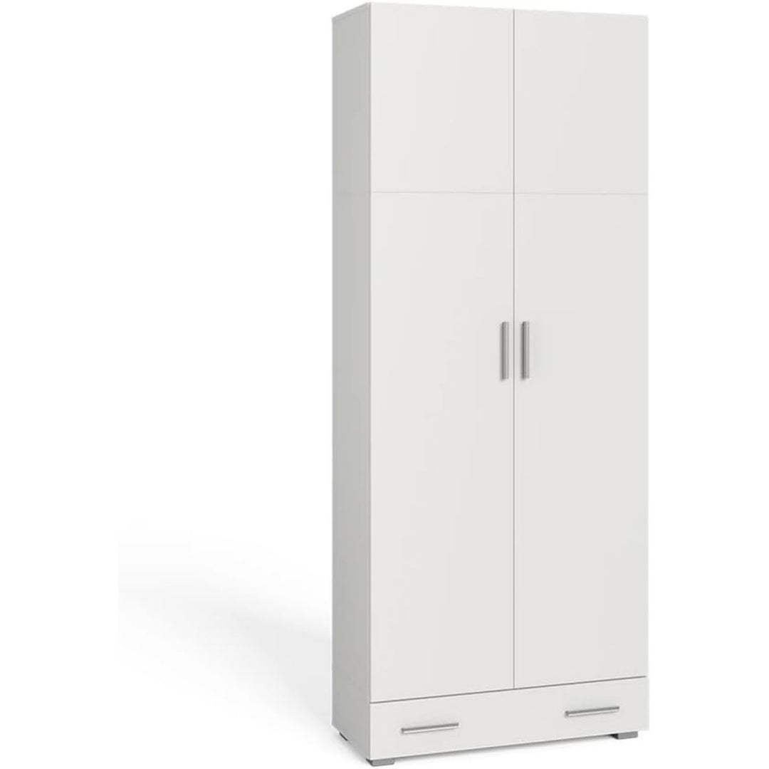 Regal aus Holzwerkstoff mit beschichteten Flaechen