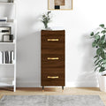 Sideboard mit den Massen 34.5 x 34 x 90 cm in Eichenbraun aus Holzwerkstoff