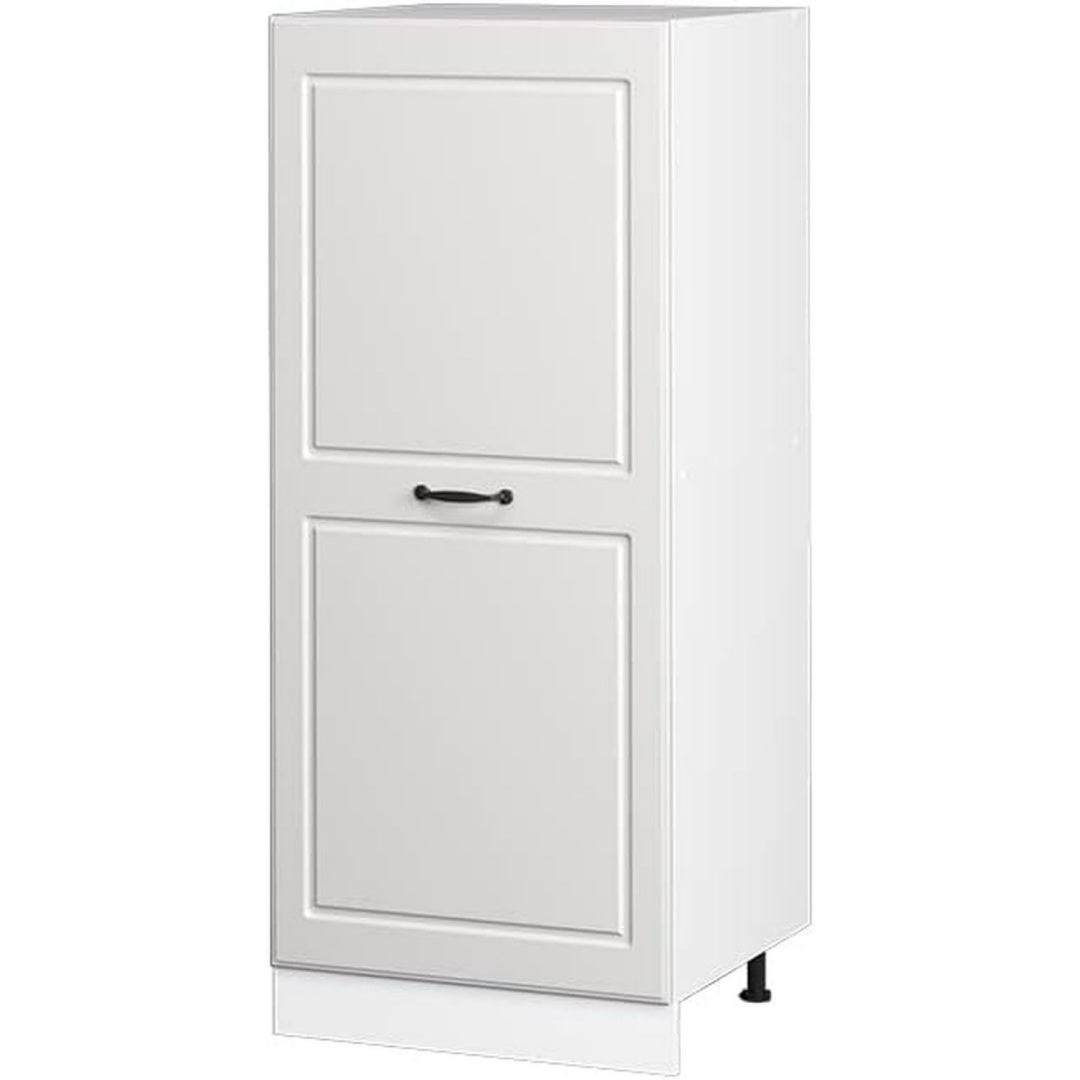 Hochschrank aus Holzwerkstoff mit beschichteten Flaechen