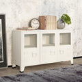 Vitrine aus Metall und Glas
