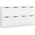 Das Sideboard misst 60 x 30 x 70 cm in Weiss