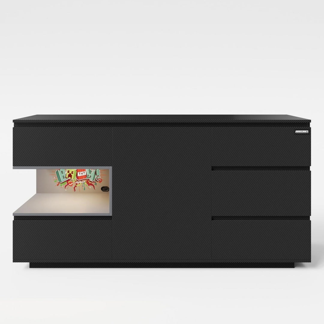 Sideboard mit 5 Schubladen, einer Tuer und geschlossenem Stauraum