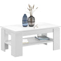 Der Couchtisch misst 100 x 45 x 60 cm
