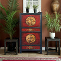 Sideboard in Schwarz und Rot