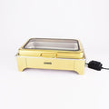 Speisenwaermer in Gold aus Metall