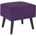 Schubladen praegen den Nachttisch in Violett