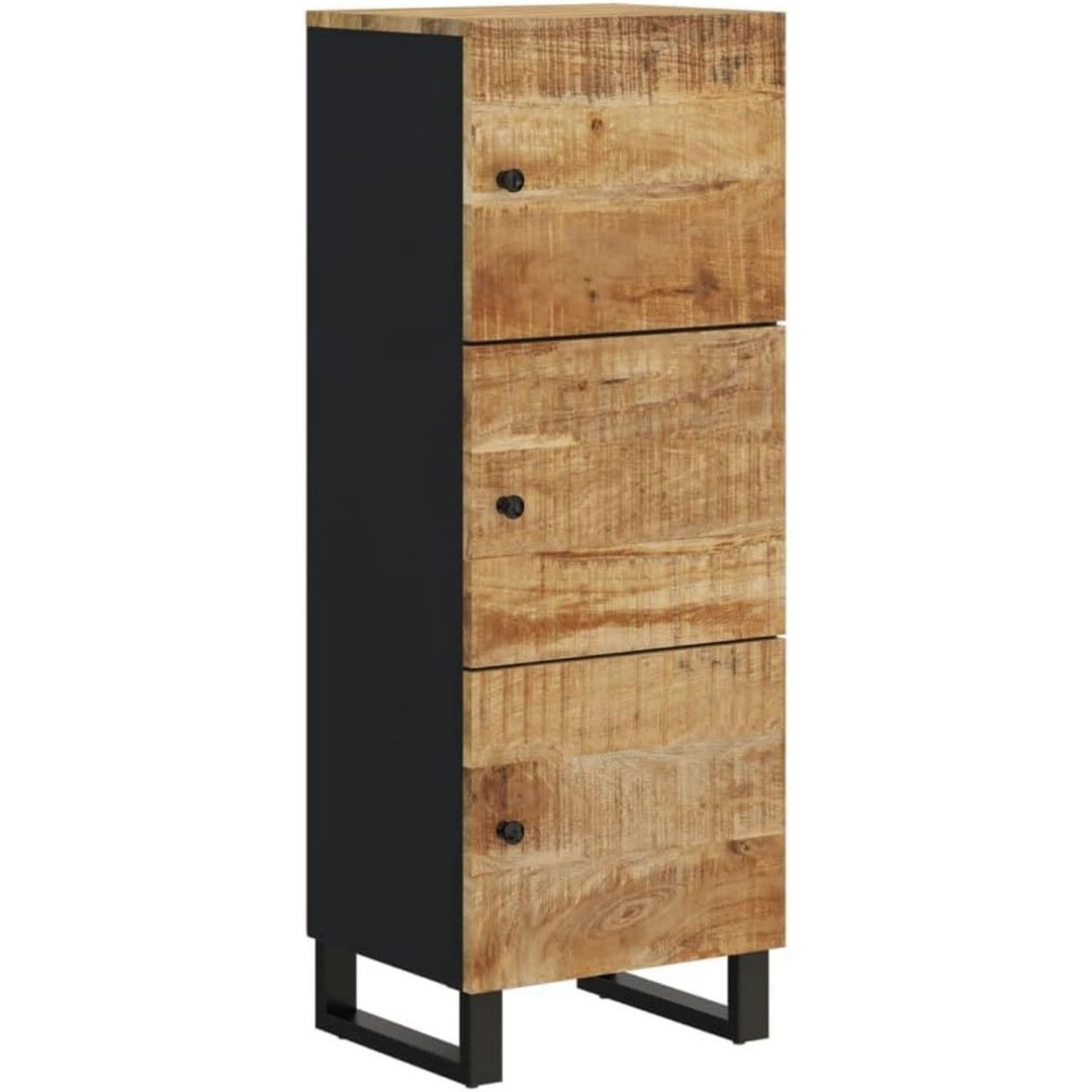 3 Tueren und geschlossenen Stauraum an dem Sideboard