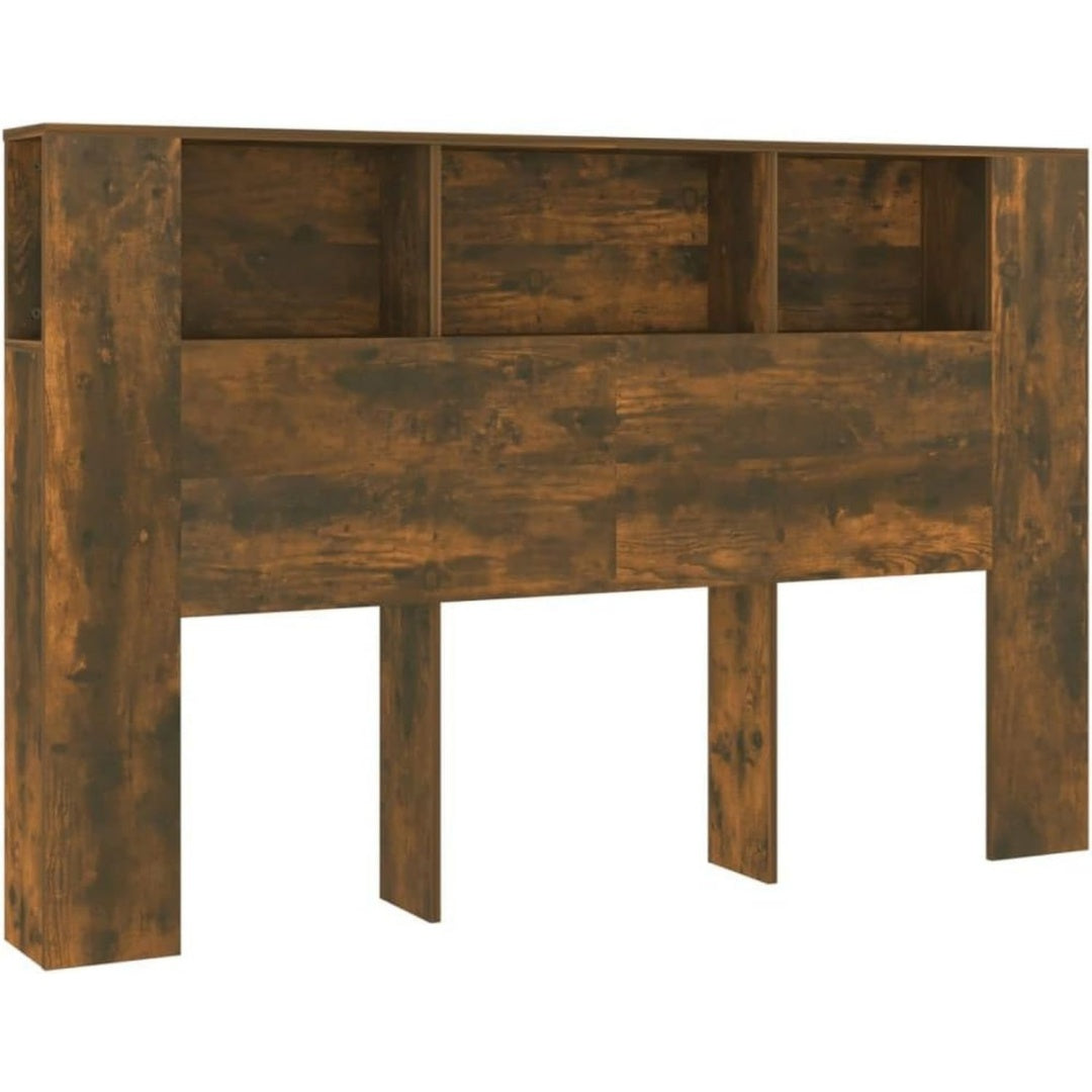 Kopfteil aus Holzwerkstoff in Naturbraun